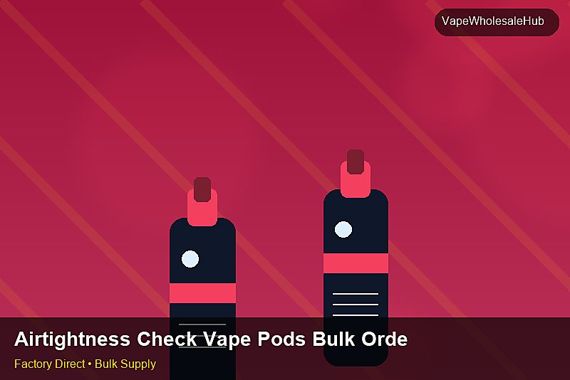 Airtightness Check Vape Pods Bulk Order — Airtightness Check Vape Pods Bulk Order: ROI Analysis | 2026 Edition photo 1